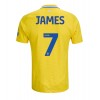 Leeds United Daniel James #7 Bortatröja 2024-25 Korta ärmar